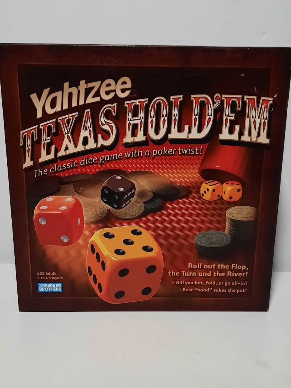 Complete Yahtzee Texas Hold Em Dice Game Poker Card Player Parker Brothers
